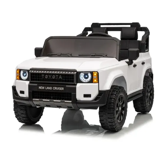 Mașină electrică pentru copii Toyota LC250, 12V10Ah, 30W x2, albă, ABL-L9