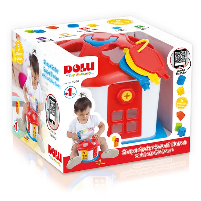 DL Sorter Casuta vesela cu chei, 9 piese