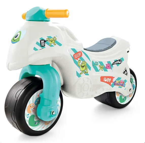 Tolocar motocicletă pentru copii albă, Dolu (2626)