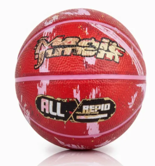 Minge de baschet Size 7 High-Foam Rubber, roșie, cod 2211D