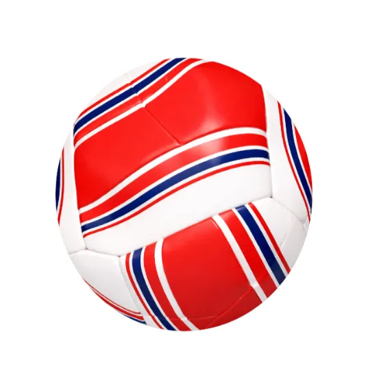 Minge de volei Size 5 Machine-Stitched, roșu, cod 2192D