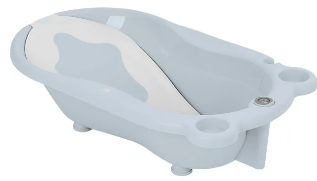 Cădiță cu suport și termometru Kikkaboo Kai Blue, 81 cm