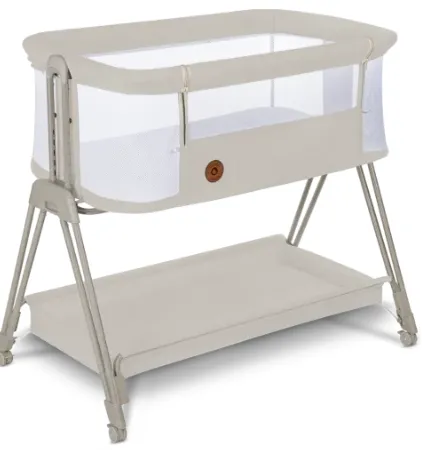 Pătuc Co-sleeper 2 in 1 Lionelo Luna Beige Sand