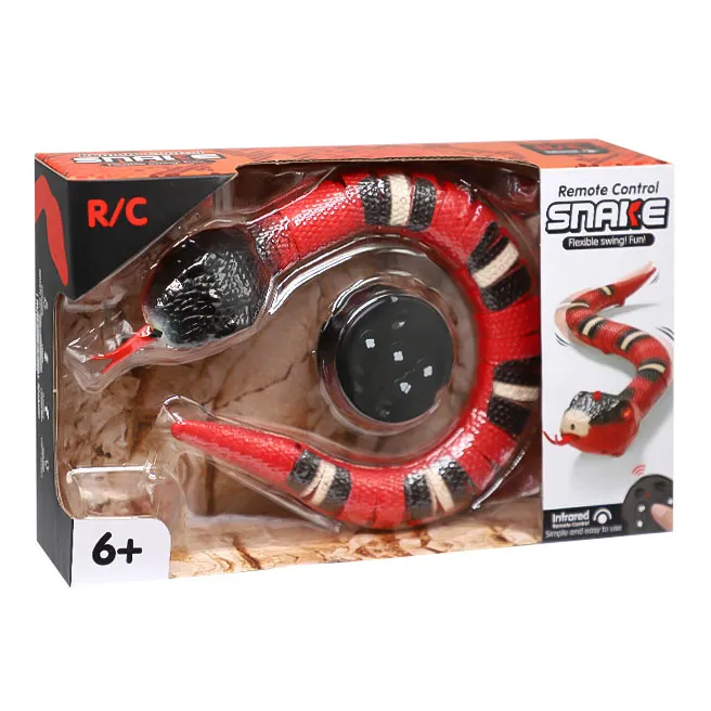 Șarpe interactiv cu RC, roșu, cod 844122