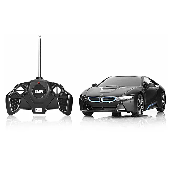 RS Masina cu telecomanda RASTAR 1:18 BMW i8, neagra, cod 50545