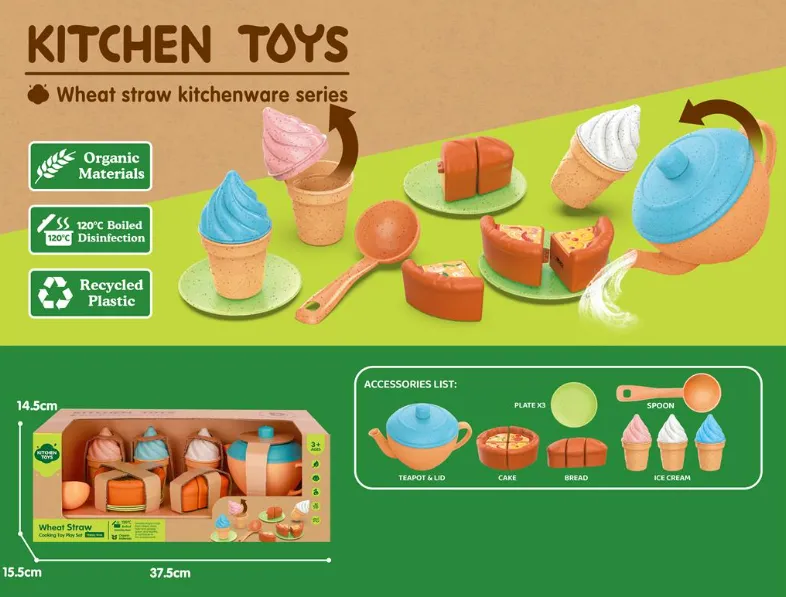 Set de joacă pentru bucătărie cu 7 piese HG-3040