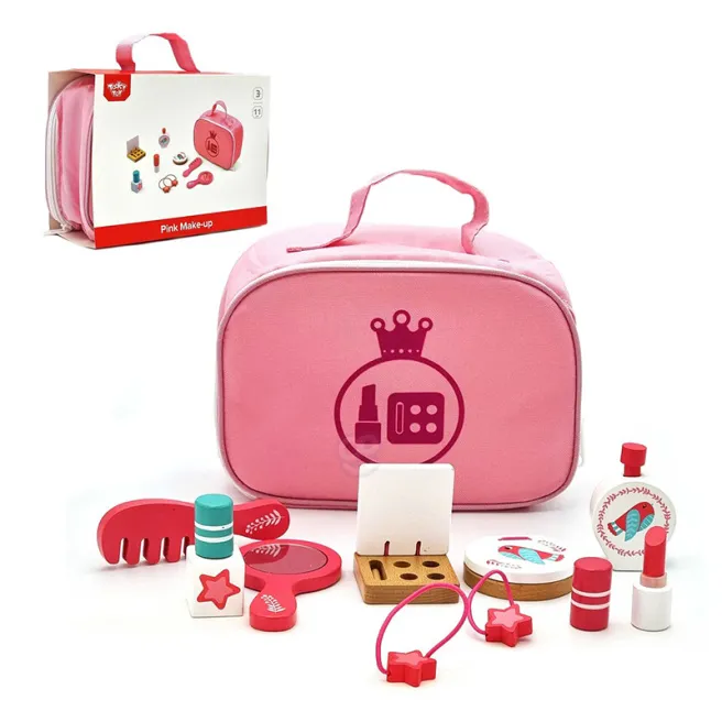 Set pentru make-up din lemn, cod 57393