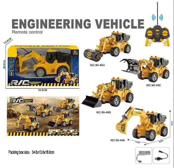 MASINA EXCAVATOR CU R/C (INSTRUCTIUNE IN ROMANA) 72199