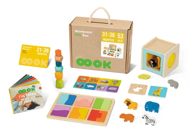 Set de jucării educative Montessori pentru 31-36 de luni (BCTJ681)