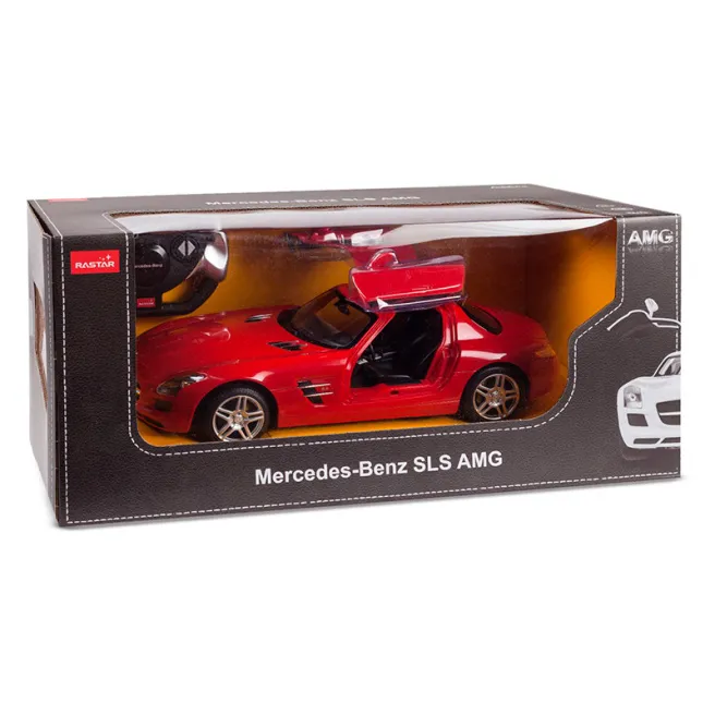 RS Mașină cu telecomandă RASTAR 1:14 Mercedes SLS, roșie, cod 27038