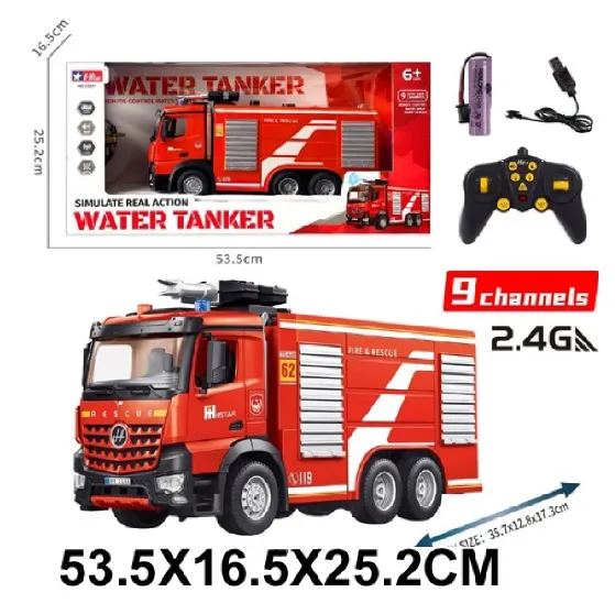 Autospeciala pentru pompieri cu radiocomanda cu incarcator