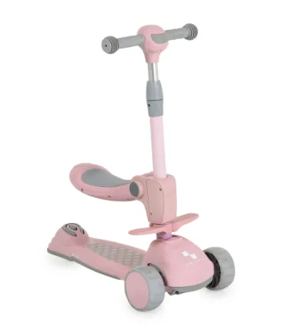 Trotinetă 2 în 1 Moni Checkmate Lace Pink