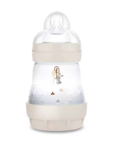 Biberon cu sistem anti-colic din plastic MAM Perfect Start Planet Love Unisex, 160 ml