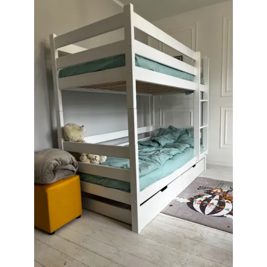 Pat suprapus Goydalka TOKYO cu sertar (1B919-1) Alb 190x80cm