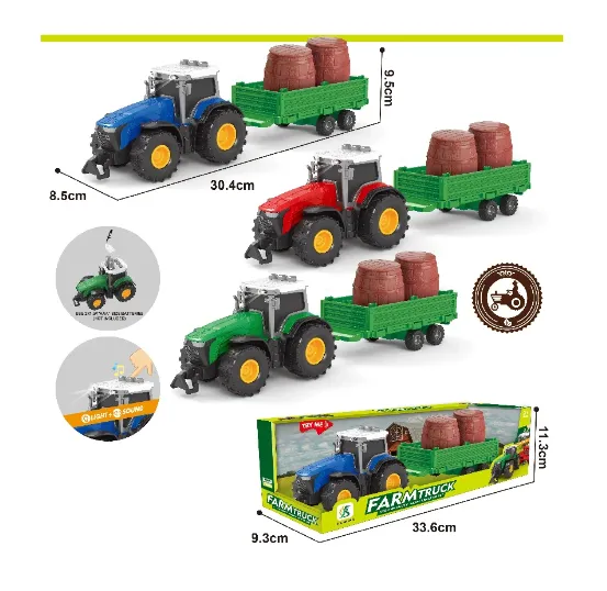 Tractor cu inertie cu sunete si lumini