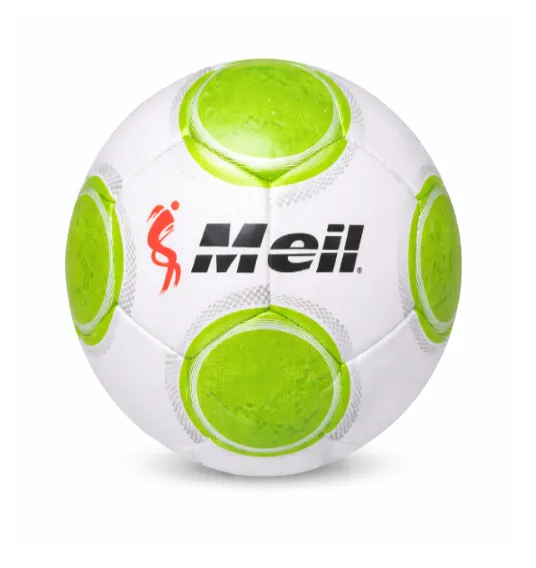 Minge de fotbal Size 5 TPU Machine-Stitched 2 verde lime, cod 2180D