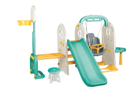 Loc de joacă pentru copii 4 în 1 Dolu (125,5x255,5x170 cm) art.2624