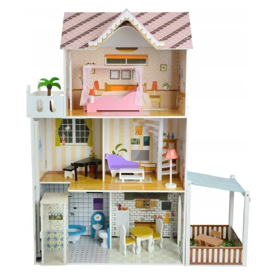 Casuta din lemn pentru papusi