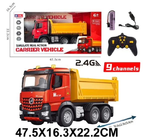 Autospeciala basculanta cu radiocomanda cu incarcator