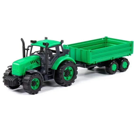 Tractor cu inertie”Progress” verde 91260