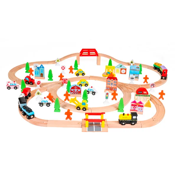 Cale ferata din lemn, 100 el W04C080C