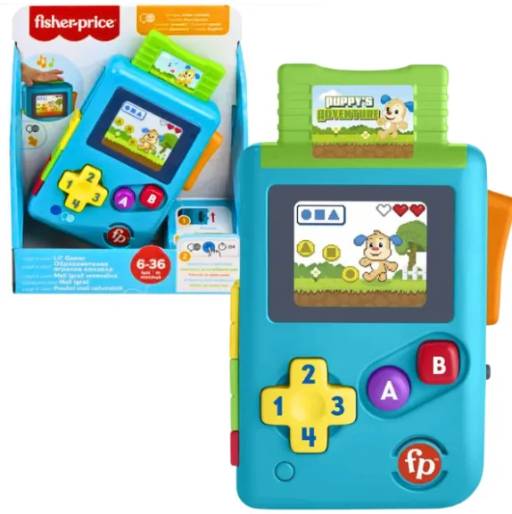 Consolă interactivă de joc în limba română de la Fisher-Price