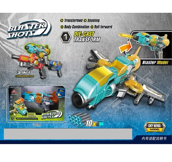 ARMA TRANSFORMER CU GLOANTE MOI (INSTRUCTIUNE IN ROMANA) 72609