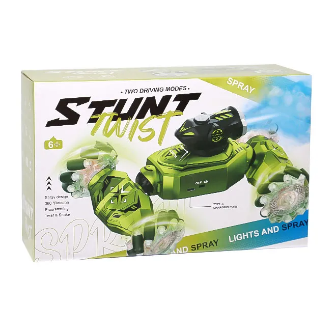 Mașină „Twist” pe telecomandă, verde, cod 880362