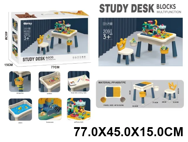 Masă cu scaun cu Constructor (209 el) Art.17456
