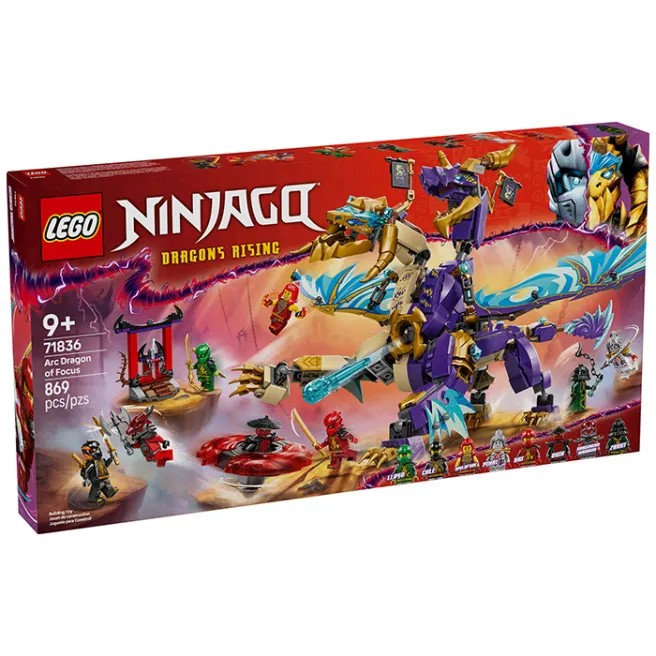 Constructor LEGO Ninjago Arc Dragon Focus, art. 71836