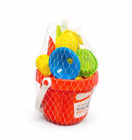 Set pentru nisip cu galeata rosie, cod 10002c