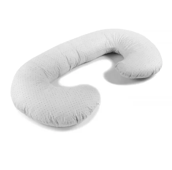 Față de pernă pentru gravide C PM Buline Gri