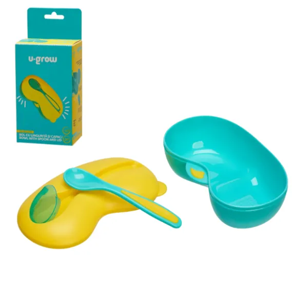 Bol cu lingurita si capac 270 ml