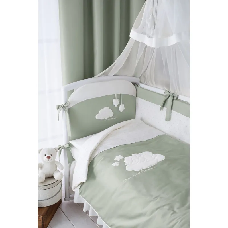 Lenjerie de pat pentru copii Perina Bambino (BB6-01.1) Olive