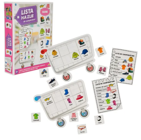 Joc de societate „Lista hazlie de cumpărături”, ro.