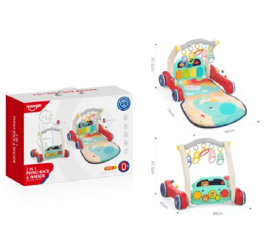 Covoras de joaca cu zornaitoare 2 in 1