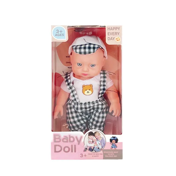 Păpușă bebeluș de 16 cm în costum R959