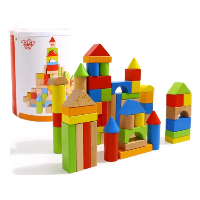 Constructor din lemn 100 bucăți, cod 57335