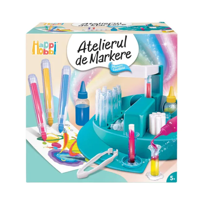 Set Atelier de markere Happi Hobbi, AS Company, cod 1816D