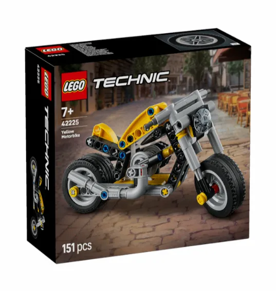 Constructor LEGO Technic Motocicletă galbenă, art. 42225