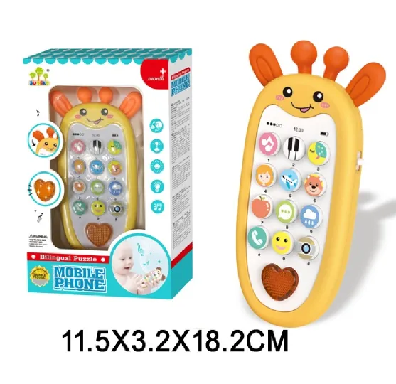 Telefon pe baterii cu sunete si lumini