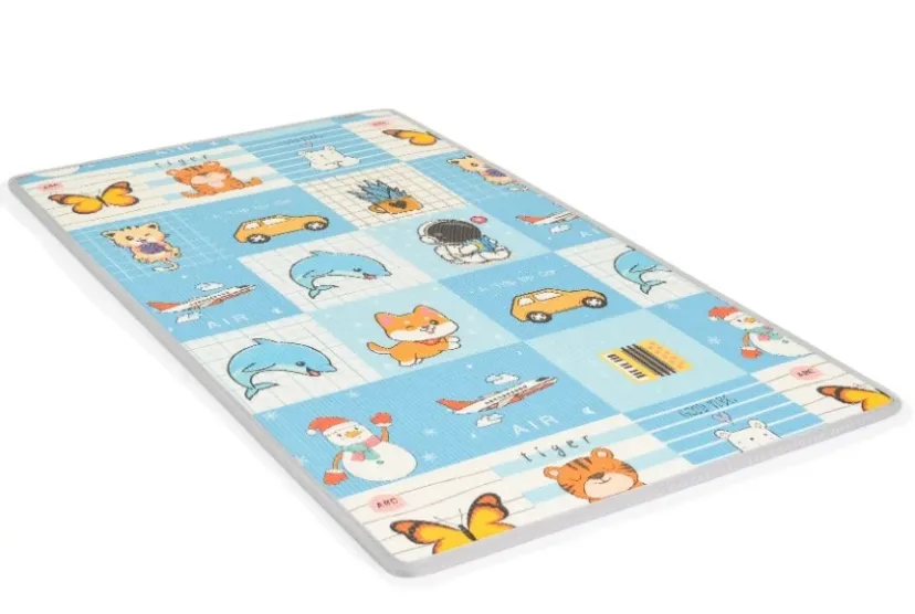 Covoraș pentru copii Moni XPE pliabil Blue