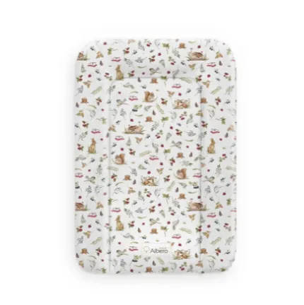 Saltea de înfășat moale Albero Mio Forest Friends, 70x47 cm