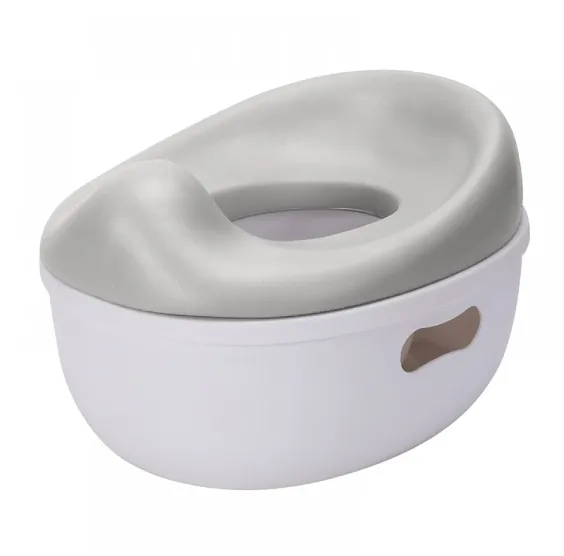 Oliță pentru copii Maltex 3 componente Kikkaboo Trio Grey, 18 luni+