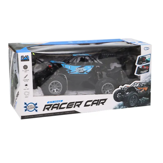 Mașină Buggy metal cu 6 roți cu telecomandă, albastru, cod 822075