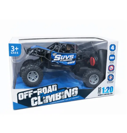 Mașină 1:20 OFF ROAD Fanatism Climbing cu telecomandă, albastră, cod 952672