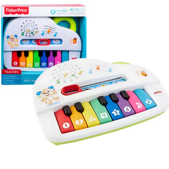 Jucărie muzicală în limba română ”Pian” de la Fisher-Price