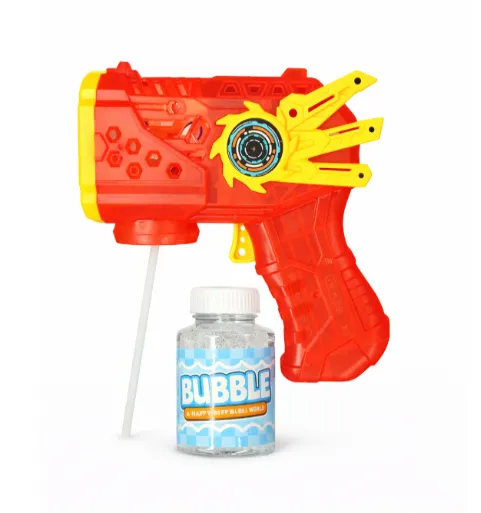 Pistol electric cu baloane de săpun, roșu, cod 990167