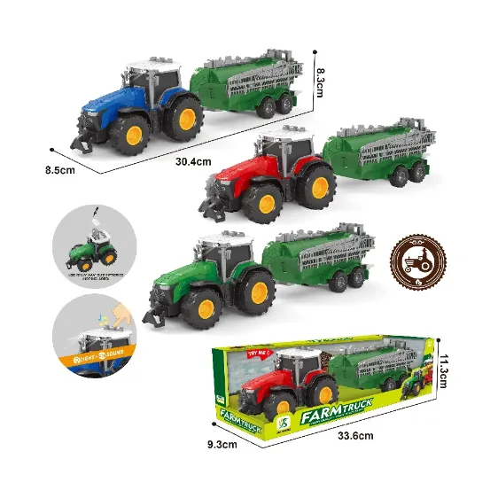 Tractor cu inertie cu sunete si lumini