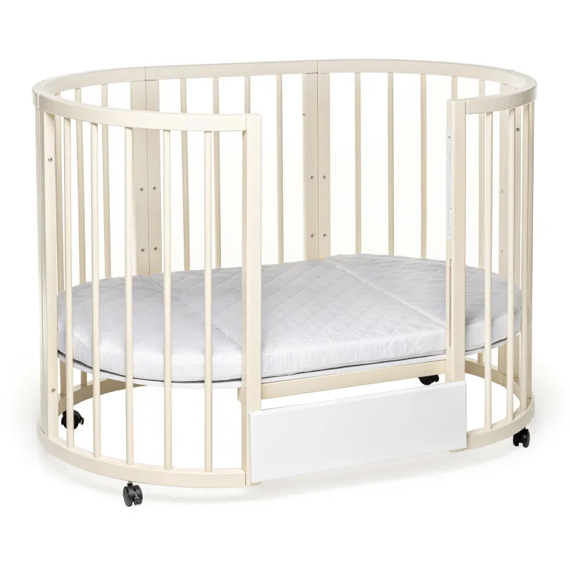 Pătuţ Eucalyptus Olivia Plus Transversal (DS-8031) Bej